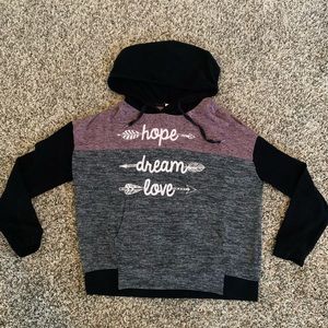Hope dream love pullover hoodie!